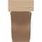 Ekena Millwork 2"W x 6"D x 4"H Classic Del Monte Rough Cedar Woodgrain TimberThane Corbel, Primed Tan CORUR02X06X04DELRCPR - alternate 2